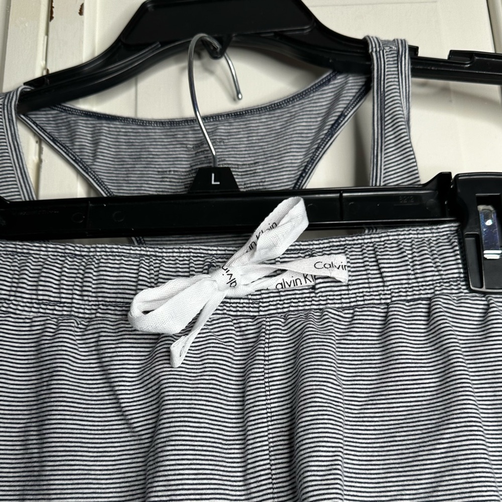 Calvin Klein Two Piece Sleep Set Black And White … - image 3